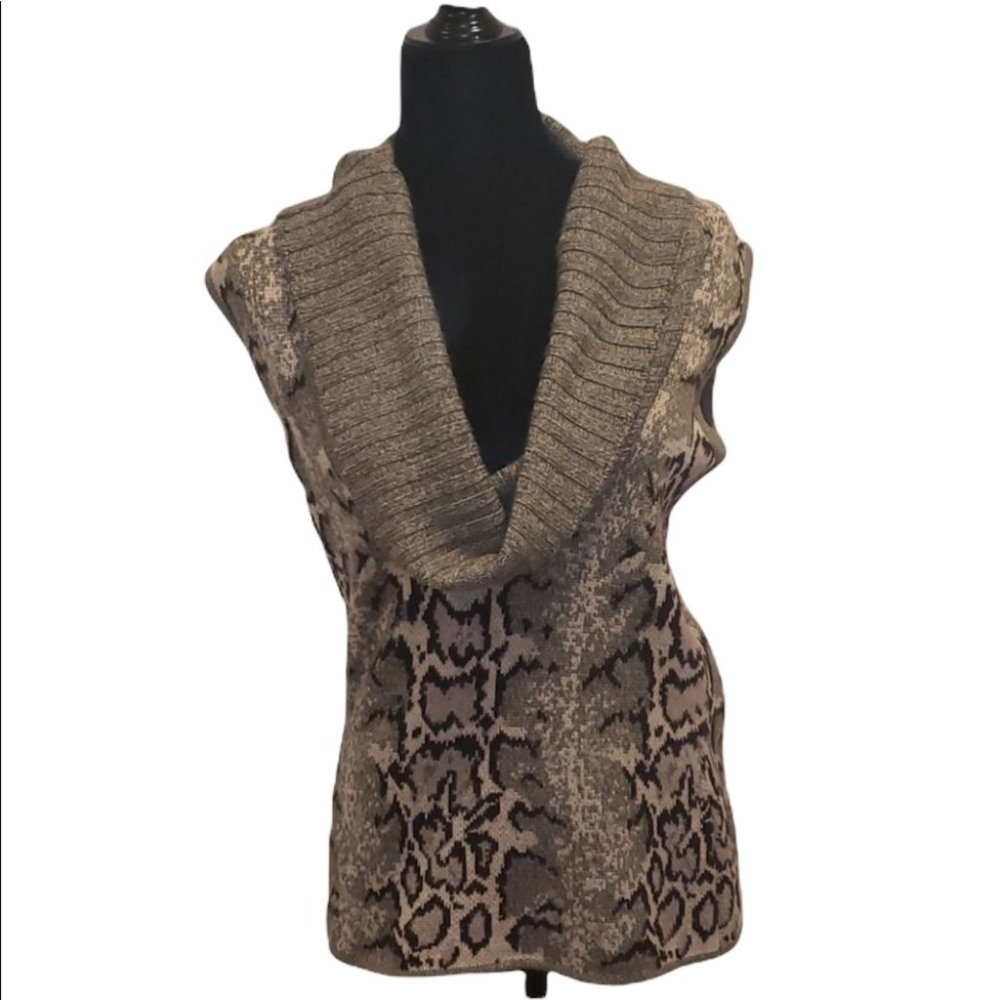 Valentino Leopard Sweater vest